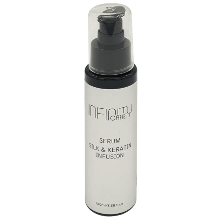 Възстановяващ серум за коса с кератин и копринени протеини INFINITY CARE SERUM SILK AND KERATIN INFUSION 100ml
